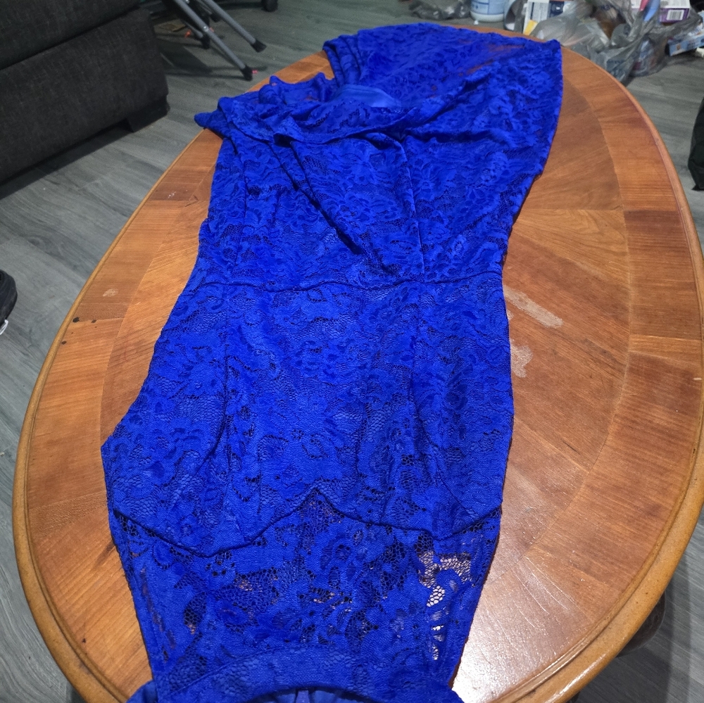 Dressy star 3x blue dress